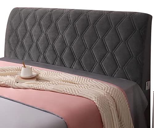 Bett Kopfteil Bezug Hussen, Staubdicht Bettkopfteil Hussen Elastische Dehnbare All-Inclusive Staubdichte Abdeckung für Schlafzimmer Bett Dekor (Color : A, Size : 210cm) von CYHLG