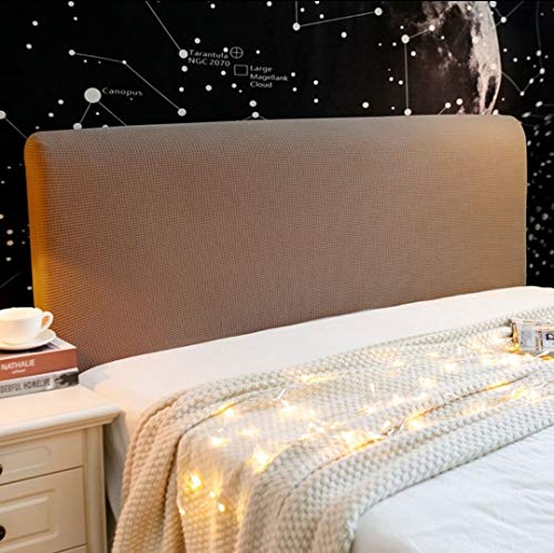 Kopfteilbezug 140/160/180 Bett Kopfteil Bezug Bettkopfteil Hussen Staubdicht, Einfarbig Massivholzbett Kopfstütze Bedside Decoration Protector (Color : C, Size : 170-180cm) von uyeoco