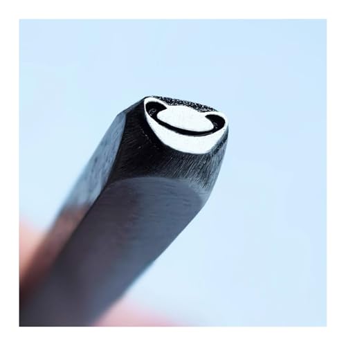 CYHTYM Schlagzahlen Metalldesign-Stanzsiegel, 5 mm DIY-Werkzeug aus Kohlenstoffstahl für Schmuck, Metallhandwerk, Metallschmieden(Pattern14) von CYHTYM