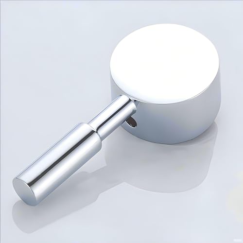 CYILIUEN Zinklegierung Wasserhahn Griff Bad und Küche Einhebel Einhebelmischer für Einhebelmischer mit 40mm Kartusche(Verchromt) von CYILIUEN