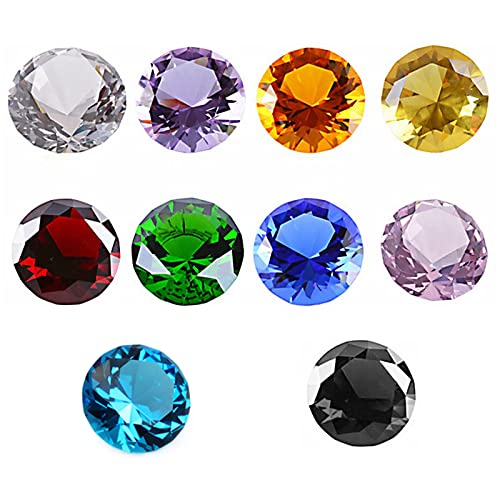 CYIOU 10 STÜCKE Kinder Diamanten, Dekorative Diamanten, Farbsteine, Piratensteine ​​Set, Häufig Verwendet für Tisch Dekoration Hochzeits Dekoration (Farbe) von CYIOU