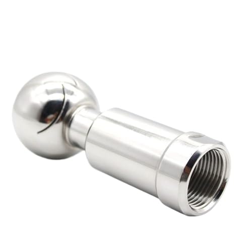 304 Edelstahl BSP Innengewinde Drehsprühkugel 360 Grad Reinigung Mehrere Größen(1 inch) von CYJAZNHH