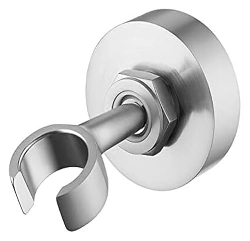 Brausehalter Halterung, Duschkopfhalter Edelstahl drehbare Wandhalterung 2 Installationsmethoden Multicolor(Brushed Nickel) von CYJAZNHH
