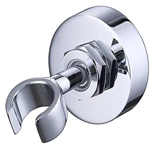 Brausehalter Halterung, Duschkopfhalter Edelstahl drehbare Wandhalterung 2 Installationsmethoden Multicolor(Chrome) von CYJAZNHH