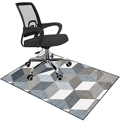 Büro-Gaming-Stuhlmatte, Hartholzböden, Rutschfester Bodenschutz, Mehrfarbig, mehrere Größen(A - 4,100 x 120 cm) von CYJAZNHH