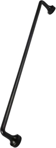 CYJAZNHH 1 STÜCKE Duschtürgriff Handtuchhalter Push Pull Edelstahl 304 Mattschwarz Silber Mehrere Größen(Black,1000mm) von CYJAZNHH