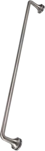 CYJAZNHH 1 STÜCKE Duschtürgriff Handtuchhalter Push Pull Edelstahl 304 Mattschwarz Silber Mehrere Größen(Silver,600mm) von CYJAZNHH