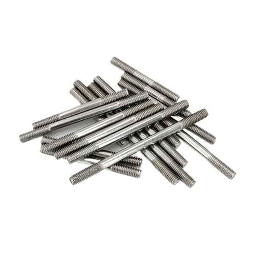 CYJAZNHH 1 Stück M10 Edelstahl-Gewindestange mit doppeltem Ende – kopflose Stehbolzen (30–250 mm) for Hochleistungsanwendungen(M10 150mm) von CYJAZNHH