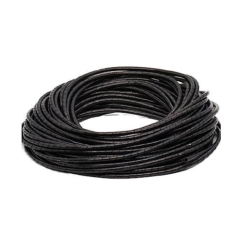 CYJAZNHH 2 Meter Spirale Wrap Kabel Draht Organizer Protector Multicolor 4-30mm(Noir,12mm) von CYJAZNHH