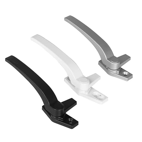 CYJAZNHH Aluminiumlegierung Druckknopf Schlüssel Abschließbar Flügelfenster Und Türgriff Multicolor(Black,Left) von CYJAZNHH