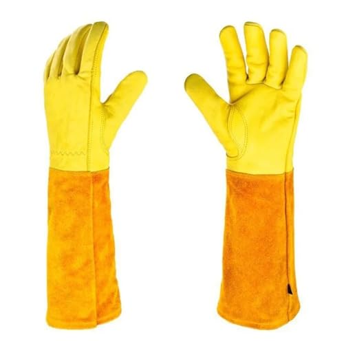 CYJAZNHH Damen Herren Stulpenhandschuhe mit langen Ärmeln, Garten- und Schweißhandschuhe, mehrere Größen(Small) von CYJAZNHH