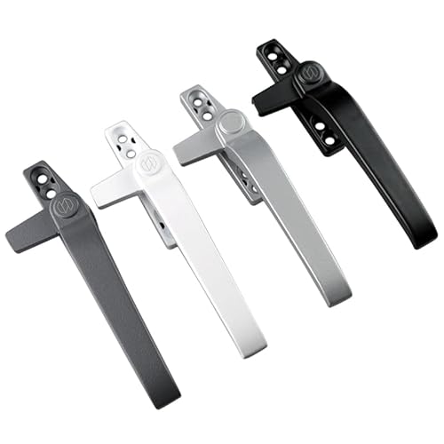 CYJAZNHH Fenstergriff mit Druckknopf Typ 50 aus Zinklegierung for Links-/Rechtshänderbetrieb in mehreren Farben(White,Right) von CYJAZNHH