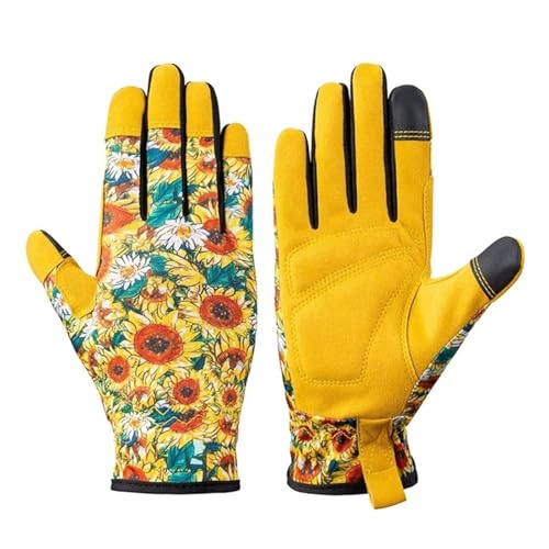 CYJAZNHH Gartenhandschuhe Ellenbogenlänge Rose Beschneiden Yard Work Touchscreen Canvas(Small) von CYJAZNHH
