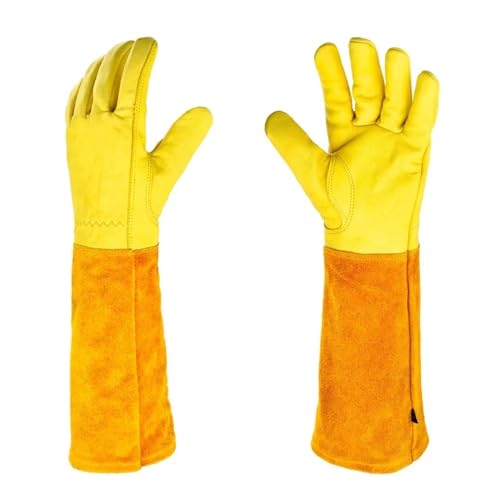 CYJAZNHH Gartenhandschuhe for Beschneiden, Pflücken und Schweißen, mehrere Größen(A,X-Large) von CYJAZNHH
