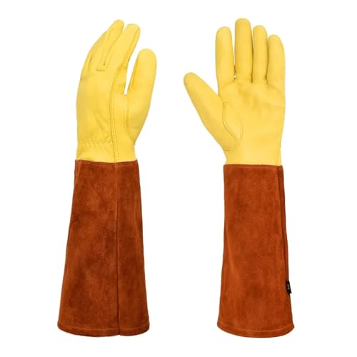 CYJAZNHH Gartenhandschuhe for Beschneiden, Pflücken und Schweißen, mehrere Größen(B,Medium) von CYJAZNHH