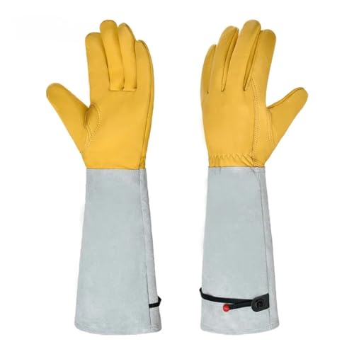 CYJAZNHH Gartenhandschuhe for Beschneiden, Pflücken und Schweißen, mehrere Größen(D,Medium) von CYJAZNHH