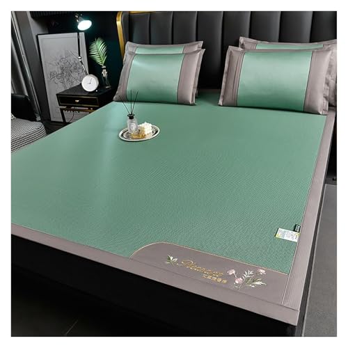 CYJAZNHH Karbonisierte Bambus-Schlafmatten-Matratzenauflage mit Kissenbezug, 2er-Pack, mehrere Größen(200 * 220cm) von CYJAZNHH