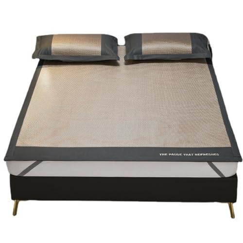 CYJAZNHH Kühlende Matratzenauflage aus Bambus-Rattan for den Sommer – Faltbare Schlafmatte in Mehreren Größen for ultimativen Komfort(90x200cm) von CYJAZNHH