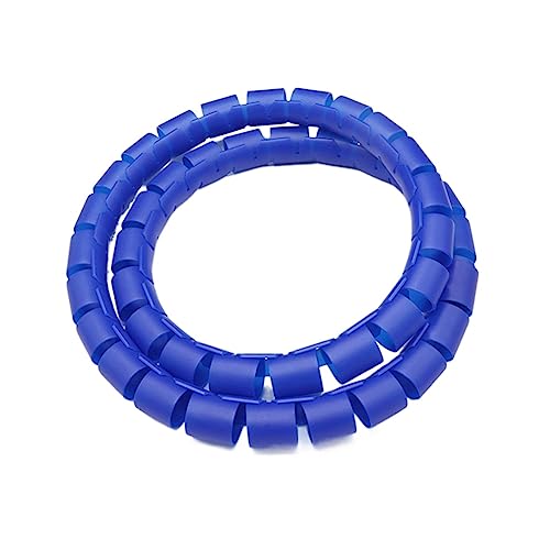 CYJAZNHH PE Spiralkabel Wrap Organizer Protector Tube Multicolor Mehrfache Größen(Blu,8MM-3 METERS) von CYJAZNHH