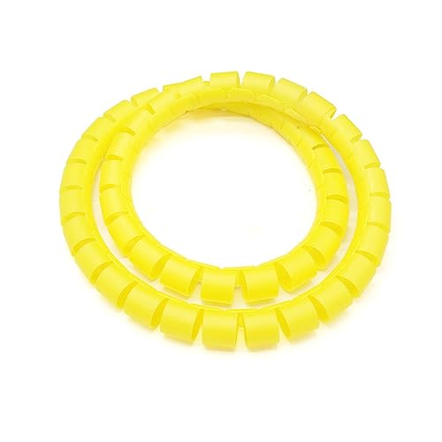 CYJAZNHH PE Spiralkabel Wrap Organizer Protector Tube Multicolor Mehrfache Größen(Giallo,10MM-10 METERS) von CYJAZNHH