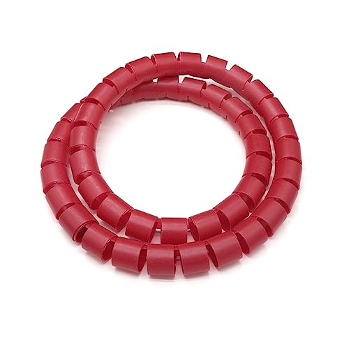 CYJAZNHH PE Spiralkabel Wrap Organizer Protector Tube Multicolor Mehrfache Größen(Rosso,10MM-3 METERS) von CYJAZNHH