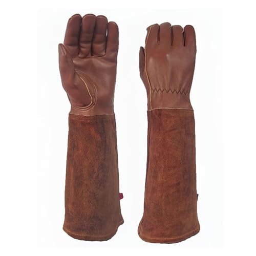 CYJAZNHH Rosenschnitt-Langarm-Lederhandschuhe, Dornenstulpen, mehrere Größen(Small) von CYJAZNHH