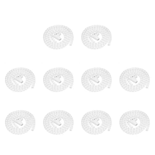 CYJAZNHH Spirale Wrap Protector Kabel Draht Organizer Rohr Multicolor 1 Meter X 2,2 cm(Style C 10pcs) von CYJAZNHH