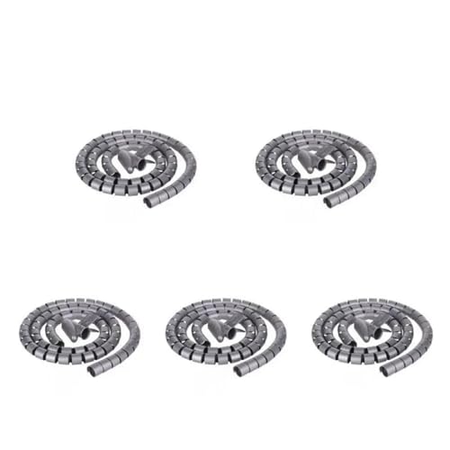 CYJAZNHH Spirale Wrap Protector Kabel Draht Organizer Rohr Multicolor 1 Meter X 2,2 cm(Style a 5pcs) von CYJAZNHH