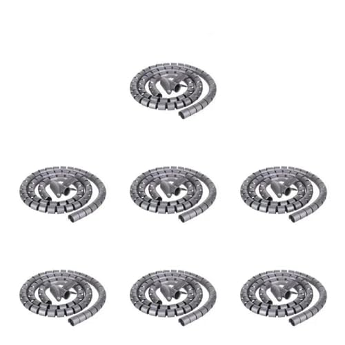 CYJAZNHH Spirale Wrap Protector Kabel Draht Organizer Rohr Multicolor 1 Meter X 2,2 cm(Style a 7pcs) von CYJAZNHH