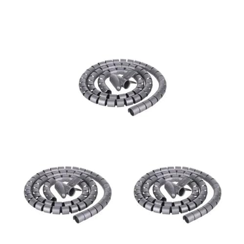 CYJAZNHH Spirale Wrap Rohr Kabel Management Hülse Multicolor 1 Meter X 2,2 cm(Style A 3pcs) von CYJAZNHH