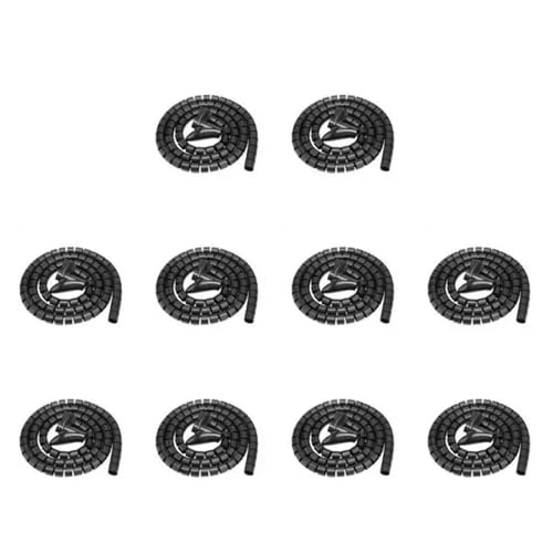 CYJAZNHH Spirale Wrap Rohr Kabel Management Hülse Multicolor 1 Meter X 2,2 cm(Style B 10pcs) von CYJAZNHH