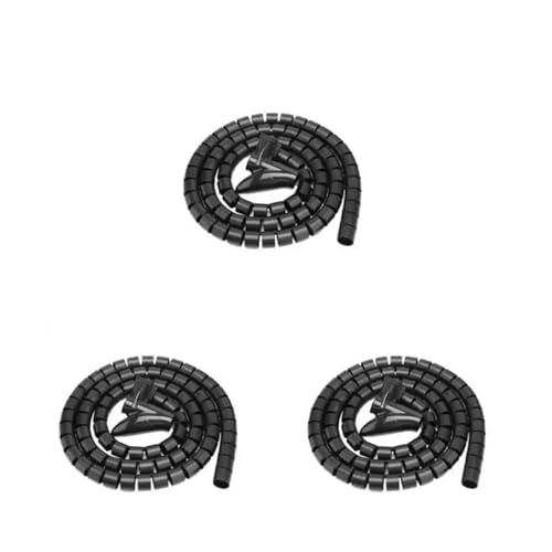 CYJAZNHH Spirale Wrap Rohr Kabel Management Hülse Multicolor 1 Meter X 2,2 cm(Style B 3pcs) von CYJAZNHH