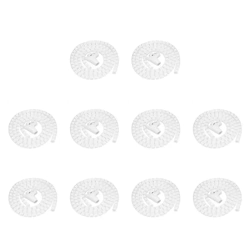 CYJAZNHH Spirale Wrap Rohr Kabel Management Hülse Multicolor 1 Meter X 2,2 cm(Style C 10pcs) von CYJAZNHH