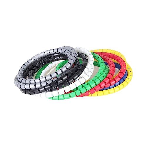 CYJAZNHH Spiralkabelschutz-Organizer, mehrfarbig, mehrere Größen(Black,42MM-3M NO CLIP) von CYJAZNHH