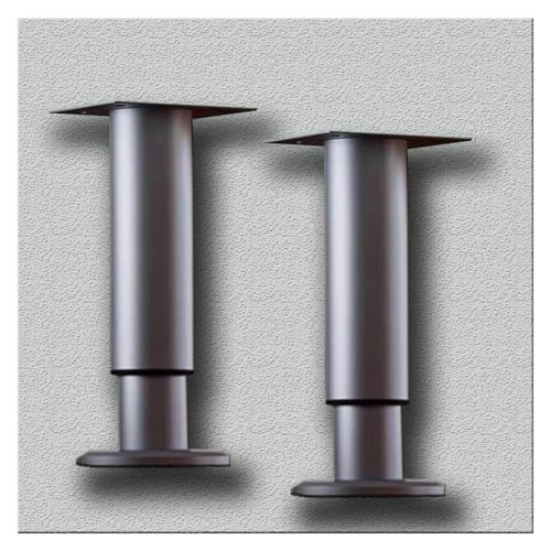 CYJAZNHH Verstellbare Stützbeine for Spülenschrankmöbel, 2er-Pack, mehrfarbig, mehrere Größen(Grijs,H 12 18cm(4.7" 7")) von CYJAZNHH