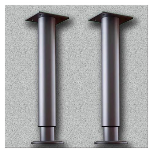CYJAZNHH Verstellbare Stützbeine for Spülenschrankmöbel, 2er-Pack, mehrfarbig, mehrere Größen(Grijs,H 42 76cm(16.5" 30")) von CYJAZNHH