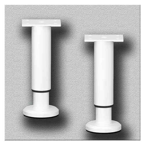 CYJAZNHH Verstellbare Stützbeine for Spülenschrankmöbel, 2er-Pack, mehrfarbig, mehrere Größen(White,H 18 30cm(7" 11.8")) von CYJAZNHH