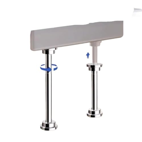 CYJAZNHH Verstellbare Stützbeine for die Spüle, 2er-Pack, mehrere Höhen, Edelstahl(Height 59 95cm(23.2" 37.4")) von CYJAZNHH