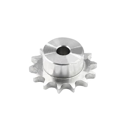Rollenketten-Ritzel, 04C Rollenkettenrad 15-30 Zähne Bohrung 6mm oder 8mm 304 Edelstahl(16 Teeth (Bore 6mm)) von CYJAZNHH