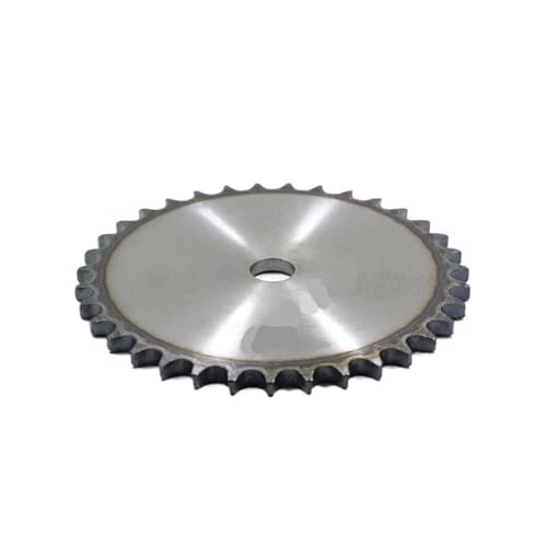 Rollenketten-Ritzel, 1 Stück 10A Kettenantrieb Flachkettenrad A3 Stahl Teilung 15,875 mm 22-37 Zähne(28 Teeth) von CYJAZNHH