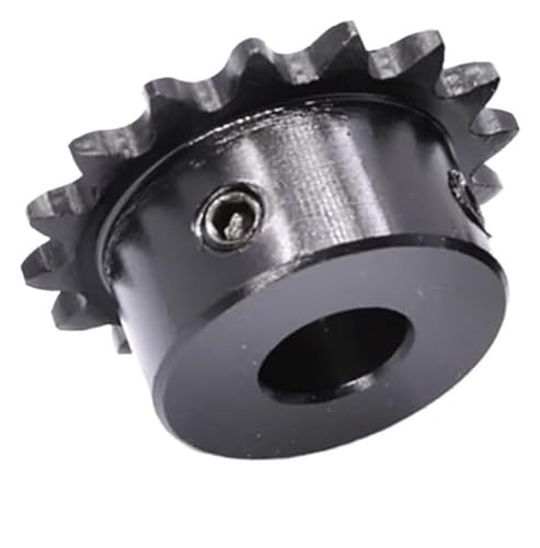 Rollenketten-Ritzel, Kettenantriebsrad 04C 1/4 Zoll Teilung #45 Stahl 10-23 Zähne 6-12mm Bohrung(18 Teeth,6mm) von CYJAZNHH
