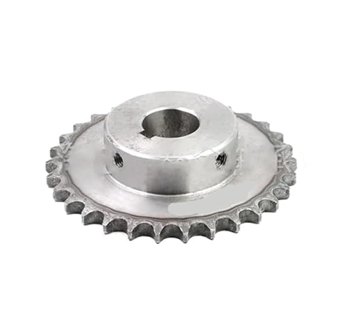 Rollenketten-Ritzel, Zahnrollenkettenrad 08B Antriebskettenrad 45 Stahl 10-20 Zähne Passfederbohrung 10-35mm(14 Teeth,35mm (keyway 10mm)) von CYJAZNHH