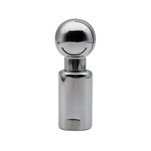 Rotierender Waschball aus Edelstahl 304 mit BSP-Innengewinde, 360-Grad-Abdeckung, mehrere Größen(1inch) von CYJAZNHH
