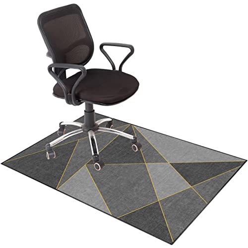 Stuhlmatten für Harte Böden,. Büro Gaming Bodenschutz Stuhl Matte for Teppichboden Hartholz Multicolor Mehrere Größen(C,90 x 140 cm) von CYJAZNHH