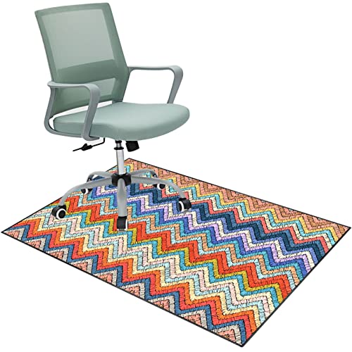 Stuhlmatten für Harte Böden,. Büro- und Gaming-Stuhlmatte for Hartholz- und Teppichböden, mehrere Größen(E,100 x 140 cm) von CYJAZNHH