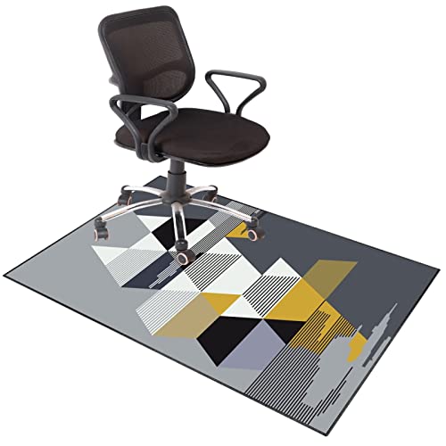 Stuhlmatten für Harte Böden,. Schreibtischstuhlmatte, Mehrfarbig, mehrere Größen(E,100 x 120 cm) von CYJAZNHH