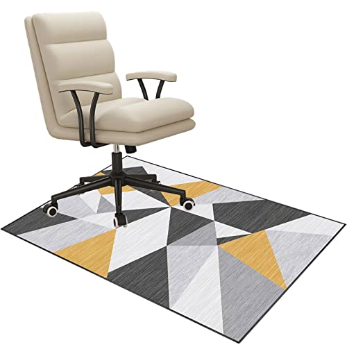Stuhlmatten für Harte Böden,. Stuhlmatte, Bodenschutz for Hartholzböden, mehrere Größen, rutschfest, geräuschreduzierend(B,90 x 120 cm) von CYJAZNHH