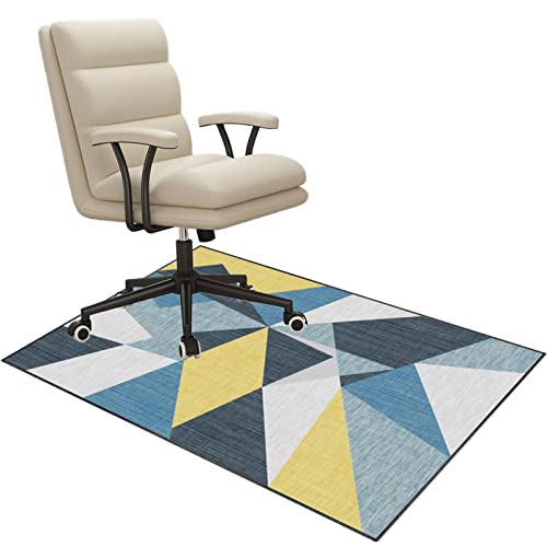 Stuhlmatten für Harte Böden,. Stuhlmatte, Bodenschutz for Hartholzböden, mehrere Größen, rutschfest, geräuschreduzierend(F,120 x 160 cm) von CYJAZNHH