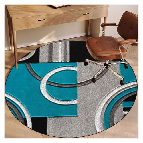 Stuhlmatten für Harte Böden,. Stuhlmatte Mehrfarbig 80-160 cm(D,100 cm) von CYJAZNHH