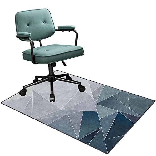 Stuhlmatten für Harte Böden,. Stuhlmatte for Teppichböden, Polyesterfaser, Gummiunterseite, Mehrfarbig, mehrere Größen(I,90 x 140 cm) von CYJAZNHH